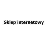 Sklep interrnetowy